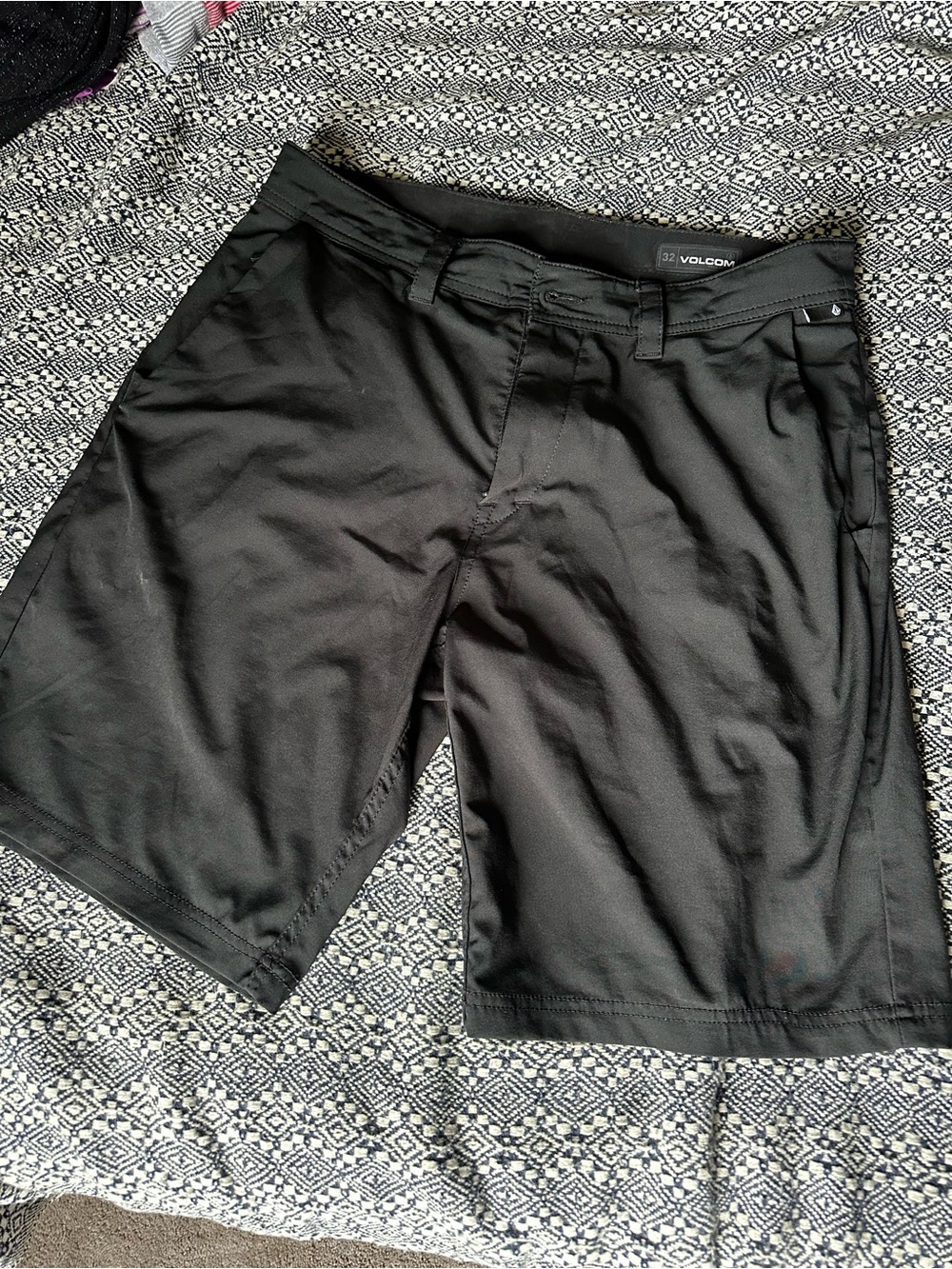Volcom Black Hybrid Performance Shorts